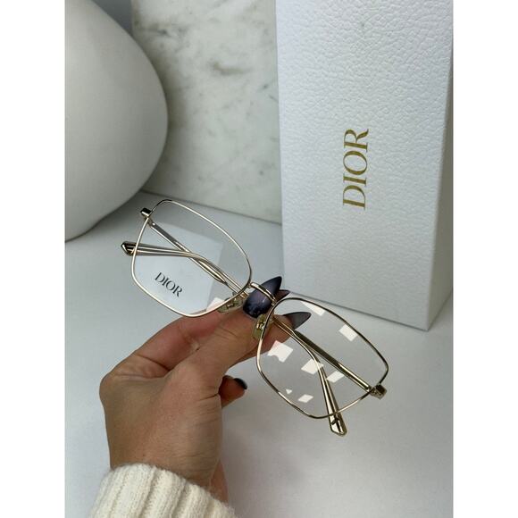 NEW Dior GemDiorO B2U Eyeglasses Frames in Rose Gold - Picture 2 of 6